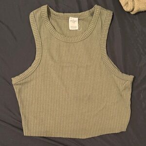 Destined (Brand) Olive Green Crop Top